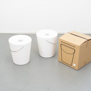 Moving Stool Kruk Wit Kunststof