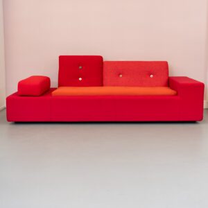 Vitra Poldersofa XS Bank Rood Stof