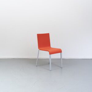 Vitra .03 Stoel Oranje Kunststof (Stapelbaar) - Aluminium