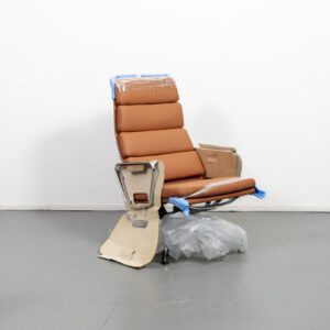 Vitra Eames EA 222 Fauteuil Cognac Leer