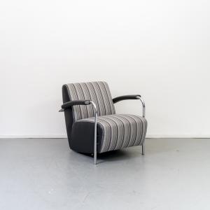 Leolux Scylla Laag Fauteuil Grijs Stof