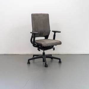 Klöber Mera 98 Bureaustoel Grijs/Taupe Stof - Zwart