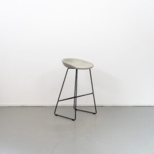 Hay AAS 38 Kruk Grijs Leer - Zwart