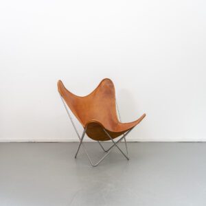 Plux Lounge Chair Fauteuil Bruin Leer