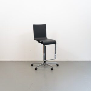 Vitra .04 Bureaustoel Zwart Kunststof - Chroom