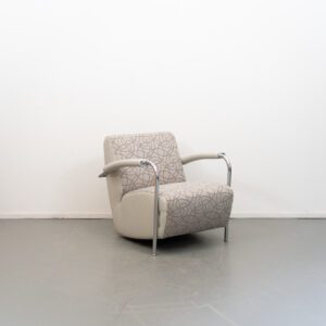 Leolux Scylla Laag Fauteuil Beige Leer