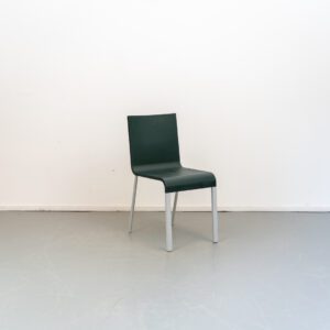 Vitra .03 Stoel Donkergroen Kunststof - Aluminium