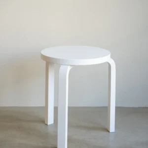 Artek Stool 60 Kruk Wit Hout