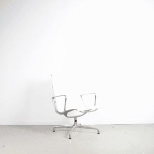 Vitra Eames EA 116 Fauteuil Wit Netweave - Aluminium