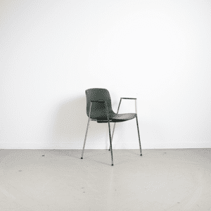 Hay AAC 18 Stoel Groen Kunststof (Stapelbaar) - Chroom