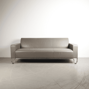Gispen 441 Bank 3-Zits Grijs Leer