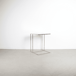 Minotti Leger Bijzettafel RVS (50 cm)