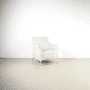 Leolux Mayuro Fauteuil Grijs Stof - Chroom