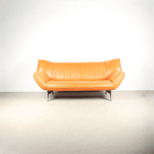 Leolux Tango Bank 3-Zits Oranje Leer