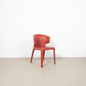 Cassina Hola Stoel Rood Leer