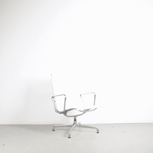 Vitra Eames EA 116 Fauteuil Wit Netweave - Aluminium