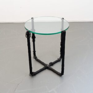 Gispen 413 Bijzettafel Glas - Zwart