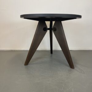 Vitra Prouve Tafel Rond Donker Hout Ø95 cm