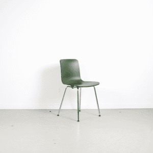 Vitra Hal Stoel Groen Kunststof - Chroom