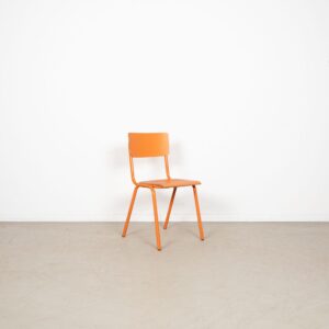Zuiver Back To School Stoel Oranje Multiplex - Gepoedercoat Aluminium