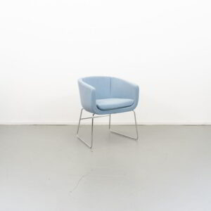B&B Italia Stoel Blauw Stof