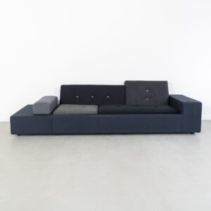 Vitra Polder Sofa XL Bank Zwart Stof