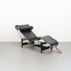 Cassina LC4 Chaise Longue Dek Zwart Leer (Alleen Het Dek)