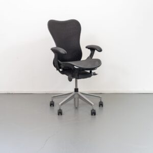 Herman Miller Mirra 2 Graphite Butterfly Mesh - Aluminium