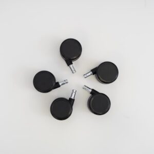 Herman Miller Wielen Set Zwart - Harde Vloer
