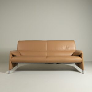 Leolux Felizia Bank 3-Zits Cognac Leer