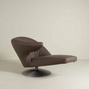 Leolux Parabolica Fauteuil Taupe Leer