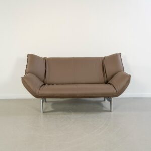 Leolux Tango Bank 3-Zits Taupe Leer