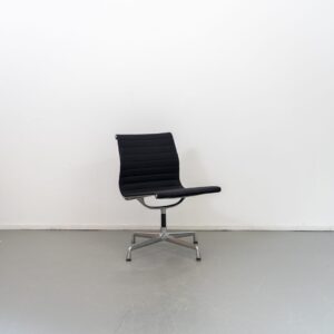 Vitra Eames EA 106 Stoel Zwart Hopsak - Chroom