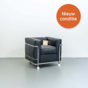 Cassina LC2 Fauteuil Zwart Leer