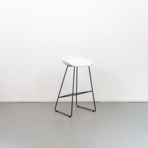 Hay AAS 38 Kruk Wit Leer - Zwart