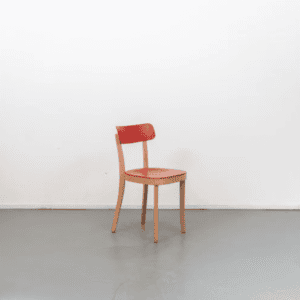 Vitra Basel Stoel Rood Hout