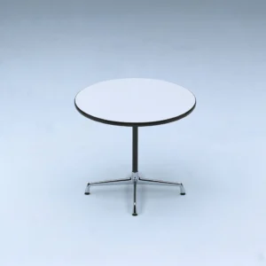 Vitra Eames Contract Tafel Kunststof Ø90 cm - Chroom